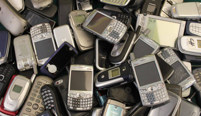Where can you donate used cellular phones?