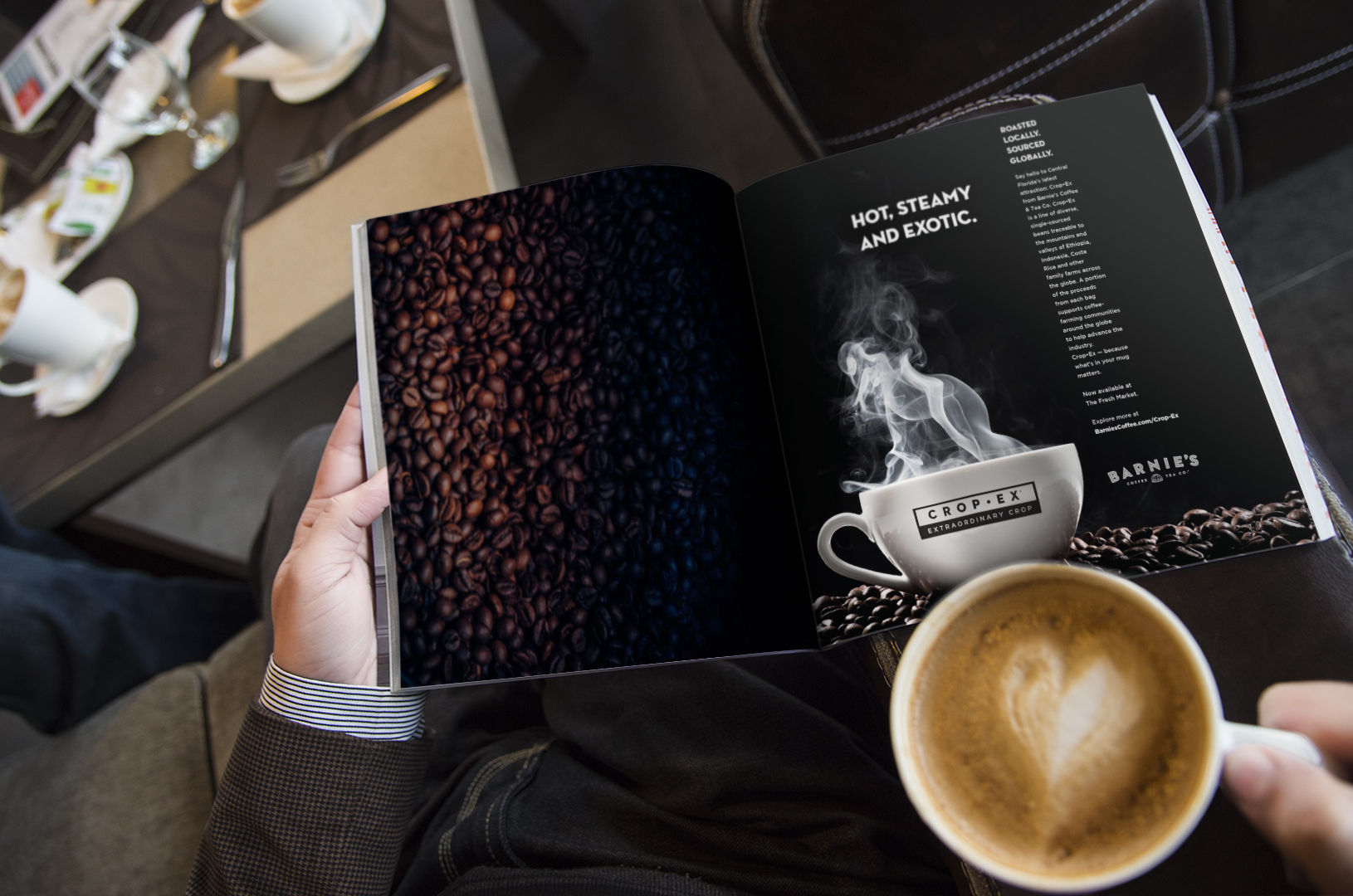 Barnie's Coffee magazine ad